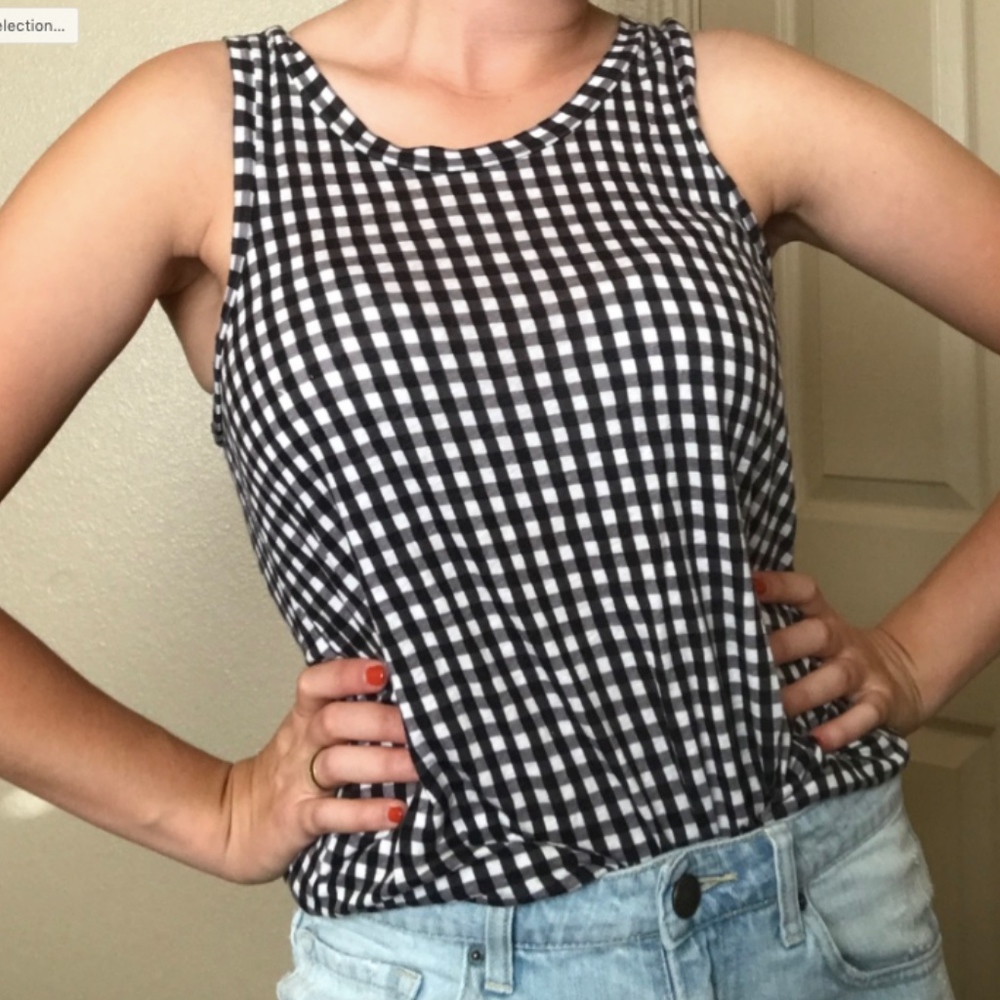 Gingham Tank